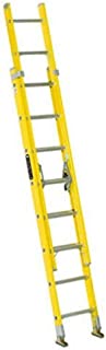 Louisville Ladder FE1716 Fiberglass Extension Ladder, Type I, 16 Feet, 250 Pound Duty Rating