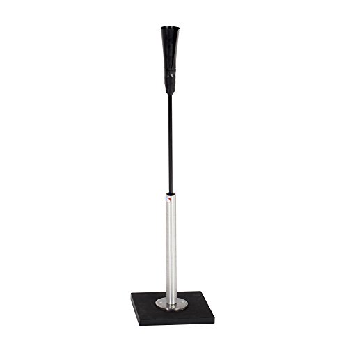 Franklin Sports Portable Batting Tee - Industrial Grade Adjustable Baseball and Softball Hitting Tee - Weighted Base For Stability - Portable Tee For Practice Anywhere
