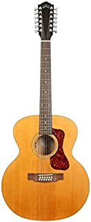 Guild Guitars F-2512E Maple 12-string Acoustic Guitar, Blonde Jumbo Archback Solid Top, Westerly Collection