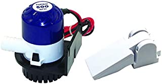 Shoreline Marine Bilge Pump with Float Switch, 800 GPH