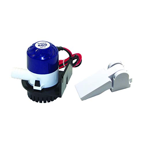 Shoreline Marine Bilge Pump with Float Switch, 800 GPH