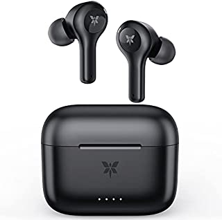 Axloie Wireless Earbuds with ENC Noise Cancelling Bluetooth Earphones for HD in-Ear Stereo Calls Touch Control Sport Headphones Waterproof Fitness Earbuds USB-C Charging 20H Playtime (Black)