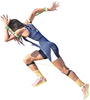 byrdband Track and Field Speed Gear Pack - All Sports Speed and Agility Training Resistance Bands for Ideal Arm Swing and Stride Frequency - Controls Arm and Leg Movement to Allow Maximum Speed