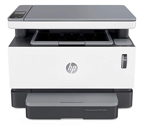 HP Neverstop All-in-One Laser Printer 1202w, Wireless Laser with Cartridge-Free Monochrome-Toner-Tank (5HG92A)