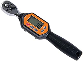 Beslands 3/8 inch Digital Torque Wrench, 1.3-44.25 ft-lbs Range Accurate of Clockwise ±2% / Counterclockwise ± 2.5% LED and Buzzer Calibrated (1.3 to 44.25 ft-lbs) (15.93-531.04 in-lbs) (1.8 to 60 Nm)