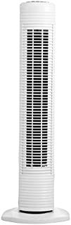 Holmes Oscillating Tower Fan with 3 Speed Settings, 31 Inch, White