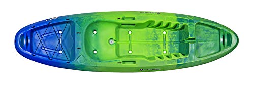 Perception Kayaks Zip 9.5 | Sit on Top Kayak for All-Around Fun | Stable and Fast | Rear Storage with Tie Downs | 9' 6