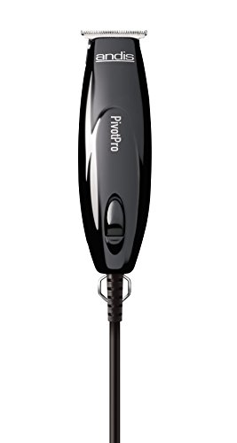 Andis 23475 PivotPro TBlade Outlining Beard / Hair Trimmer, black, 1 Count