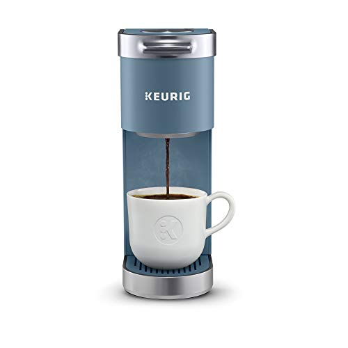 Keurig K-Mini Plus Coffee Maker, Single Serve K-Cup Pod Coffee Brewer, Comes With 6 to 12 Oz Brew Size, K-Cup Pod Storage, and Travel Mug Friendly, Evening Teal