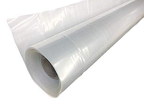 A&A Green Store Greenhouse Plastic Film Clear Polyethylene Cover UV Resistant (8 ft Wide x 25 ft Long)