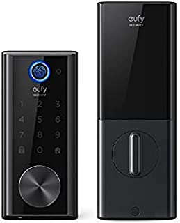 eufy Security Smart Lock Touch, Fingerprint Scanner, Keyless Entry Door Lock, Bluetooth Electronic Deadbolt, Touchscreen Keypad, IP65 Weatherproofing, Compatible with Wi-Fi Bridge (Sold Separately)