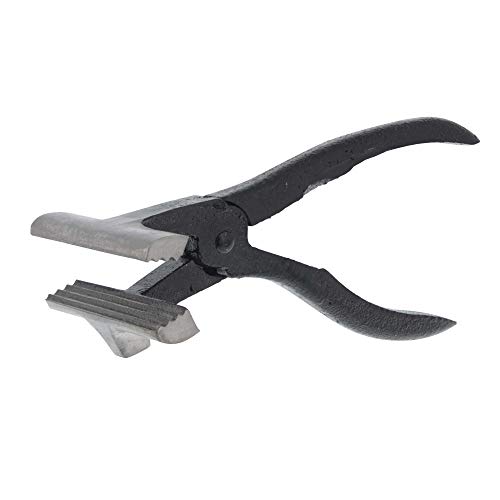 US Art Supply Iron Canvas Pliers, Dual Design with Hammer & Jaw Gripper