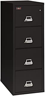 FireKing Fireproof 2 Hour Rated Vertical File Cabinet (4 Legal Sized Drawers, Impact Resistant, Water Resistant), 57