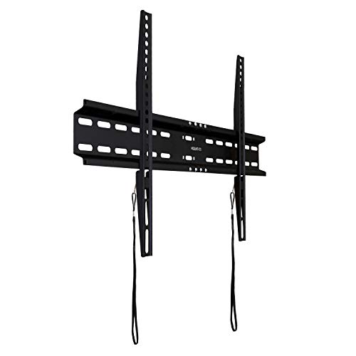 Mount-It! Thin TV Wall Mount | Low-Profile Fixed TV Mount | Ultra-Slim Flush TV Mount for 37-70 Inch TVs | Compatible VESA up to 600x400mm | 77 Lb. Capacity