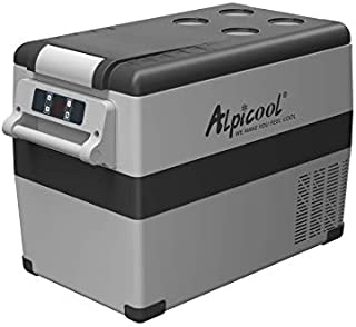 Alpicool CF45 Portable Refrigerator 12 Volt Car Freezer 48 Quart(45 Liter) Vehicle, Car, Truck, RV, Boat, Mini fridge freezer for Driving, Travel, Fishing, Outdoor and Home -4°F to 68°F