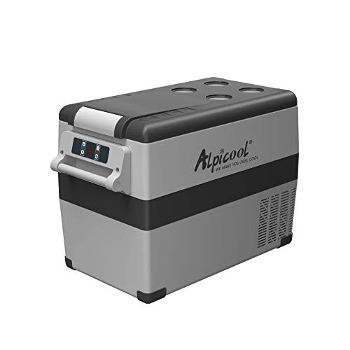 Alpicool CF45 Portable Refrigerator 12 Volt Car Freezer 48 Quart(45 Liter) Vehicle, Car, Truck, RV, Boat, Mini fridge freezer for Driving, Travel, Fishing, Outdoor and Home -4°F to 68°F