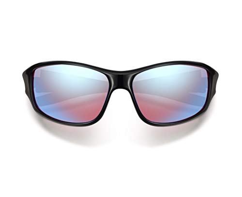 Pilestone Red-Green Color Blind Glasses TP-028 Sporty Style Purple Lenses