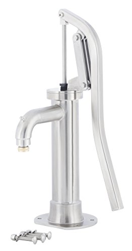 Hand Water Pump : Stainless Steel Hand Water Pump for Shallow Well Emergency Manual Water Hand Pump Model 1900