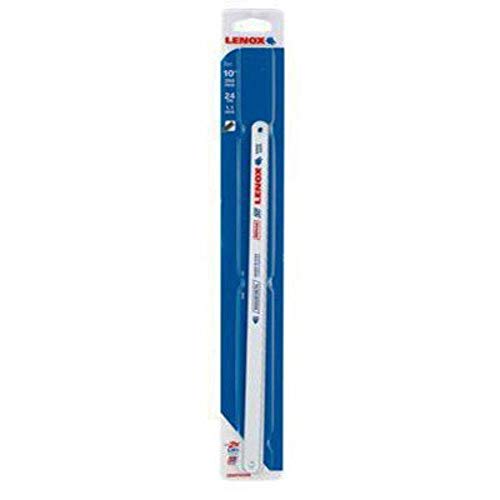 LENOX Tools Hacksaw Blade, Bi-Metal, Metal Cutting, 10-inch, 24 TPI, 2-Pack (23930T024HE)