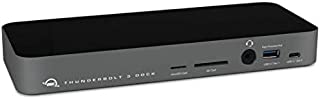 OWC 14-Port Thunderbolt 3 Dock with Cable, Compatible with Windows PC and Mac, Space Gray, (OWCTB3DK14PSG)