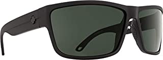 Spy Optic Rocky Sunglasses, Matte Black/Happy Gray/Green, 64 mm