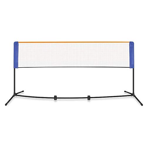 Badminton Tennis Net Simple Badminton Racket, Portable Mobile Rack, 6.1 Meters International Doubles Standard Badminton Racket