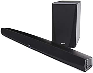 Denon DHT-S516H Home Theater Slim Soundbar System with Wireless Subwoofer | Bluetooth & HEOS | Amazon Alexa Compatibility | Quick Setup - All Cables Included | Wall-Mountable | Black