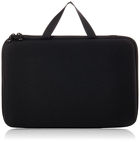 Amazon Basics Large Carrying Case for GoPro And Accessories - 13 x 9 x 2.5 Inches, Black