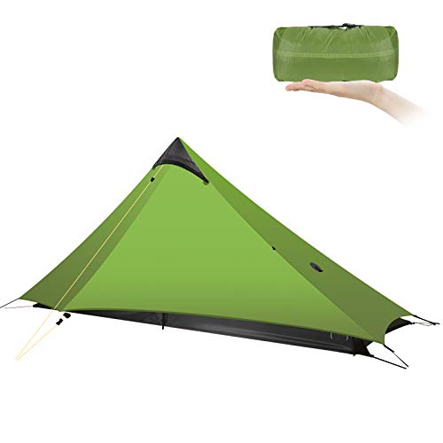 KIKILIVE Ultralight Tent Backpacking Tent for 1-2 Person Camping, Outdoor Camping Tent Shelter,Perfect for Camping, Trekking, Kayaking, Climbing, Hiking