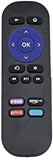 New Replace Standard IR Remote Control fit for Roku 1 Roku 2 Roku 3 Roku 4 HD LT XS XD MLK247 Streaming Player Without Pairing Button Does NOT Support ROKU Stick
