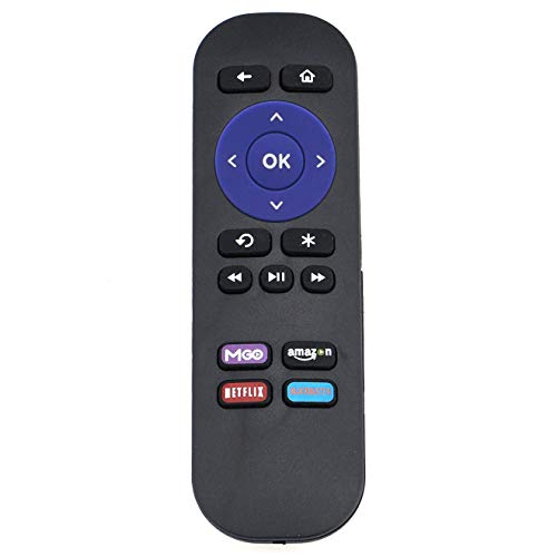 New Replace Standard IR Remote Control fit for Roku 1 Roku 2 Roku 3 Roku 4 HD LT XS XD MLK247 Streaming Player Without Pairing Button Does NOT Support ROKU Stick
