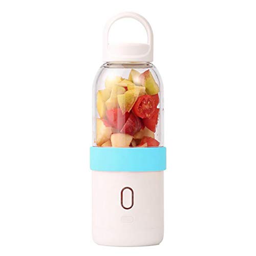 QKa 550ml Portable Blender USB Juicer Cup Fruit Vegetable Mixer Smoothie Milk Shake Hand Personal Small Juice Make Machine Extractor,C