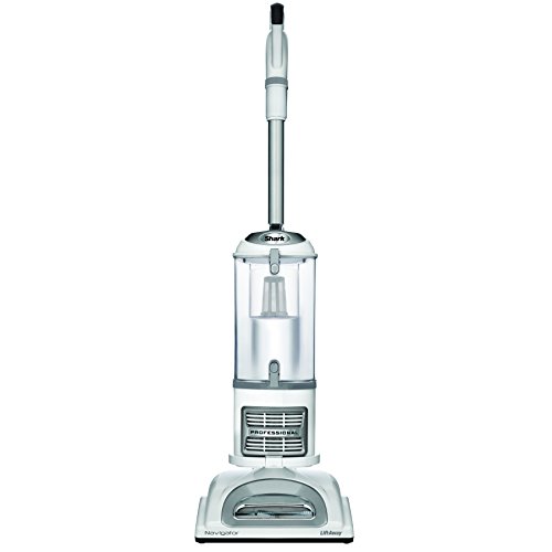 Shark NV356E S2 Navigator Lift-Away Professional Upright Vacuum with Pet Power Brush and Crevice Tool, White/Silver