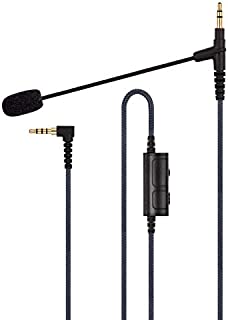 Boom Gaming Microphone Cable Compatible with Game PS4 Xbox One PC Laptop Phone and Sony MDRXB950BT, MDRXB650BT, MDR1000X, MDR100ABN, WH1000XM2, MDR-1A Headphone - with Volume Control and Mute Switch