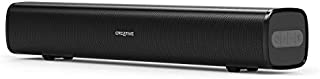 Creative Stage Air Portable and Compact Under-Monitor USB-Powered Soundbar for Computer, with Dual-Driver and Passive Radiator for Big Bass, Bluetooth and AUX-in, USB MP3, 6 Hours of Battery Life