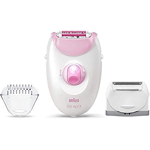 Braun Epilator Silk-epil 3 3-270, Hair Removal for Women, Shaver & Trimmer