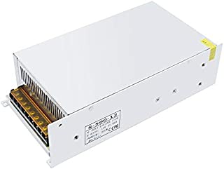 inShareplus 12V 500W DC Universal Regulated Switching Power Supply, 41.6A, 100-240V AC to DC 12 Volt LED Driver, Converter, Transformer for LED Strip Light, CCTV, Computer Project, 3D Printer