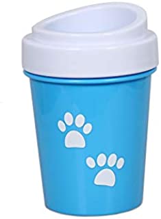 Paw Legend Portable Dog Paw Cleaning Washer Tool - Pet Paw Cleaner for Dogs,Cats Grooming with Muddy Paws - Comfortable Silicone Dog Feet Cleaner (Blue)