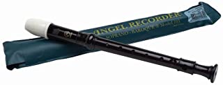 Angel 101 Soprano Recorder, Key of C, Black