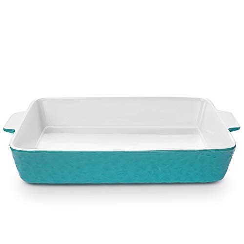 Baking Dishes, Krokori Rectangular Bakeware Set Ceramic Baking Pan Lasagna Pans for Cooking, Kitchen, Cake Dinner, Banquet and Daily Use - 13 x 9 Inches