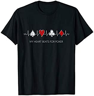 My Heart Beats for Poker | Texas Hold'em Playing Card TShirt