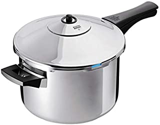 Kuhn Rikon DUROMATIC Pressure Cooker 8.75 5.3 qt best seller family of 4 two handles for stability