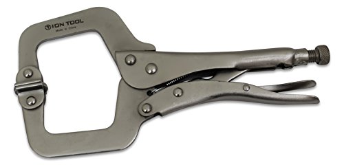 ION TOOL 11 C-Clamp Locking Pliers, Large, Swivel Pads