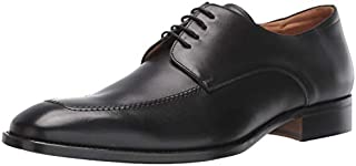 Mezlan Coventry - Mens Luxury Dress Shoes - European Calfskin with Hand Finishes - Handcrafted in Spain - Medium Width (10, Black)