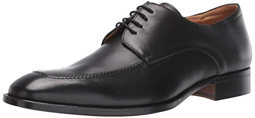 Mezlan Coventry - Mens Luxury Dress Shoes - European Calfskin with Hand Finishes - Handcrafted in Spain - Medium Width (10, Black)