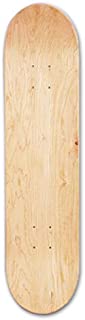 LLDWORK Maple Blank Double Concave Skateboards Natural Skate Deck Board Skateboards Deck Wood Maple - 8inch, 8-Layer