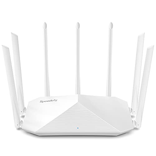 Gigabit WiFi Router, Dual Band Smart Wireless Router, Speedefy AC2100 4x4 MU-MIMO & 7 External Antennas for Strong Signal and High Speed, Parental Control, Guest Network, Easy Setup (Model K7W)