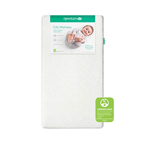 Newton Baby Crib Mattress and Toddler Bed - 100% Breathable Proven to Reduce Suffocation Risk, 100% Washable, 2-Stage, Non-Toxic Better Than Organic, Removable Cover - Deluxe 5.5