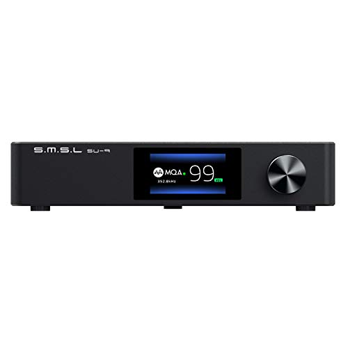 S.M.S.L SU-9 MQA Full Decoder ES9038PRO DAC XMOS DSD512 PCM768kHz/32Bit Bluetooth 5.0 UAT APTX-HD USB Balanced Decoder