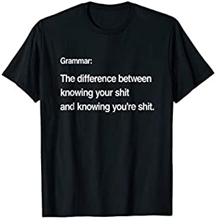 Grammar: The Difference Between Your Shit and You're Shit